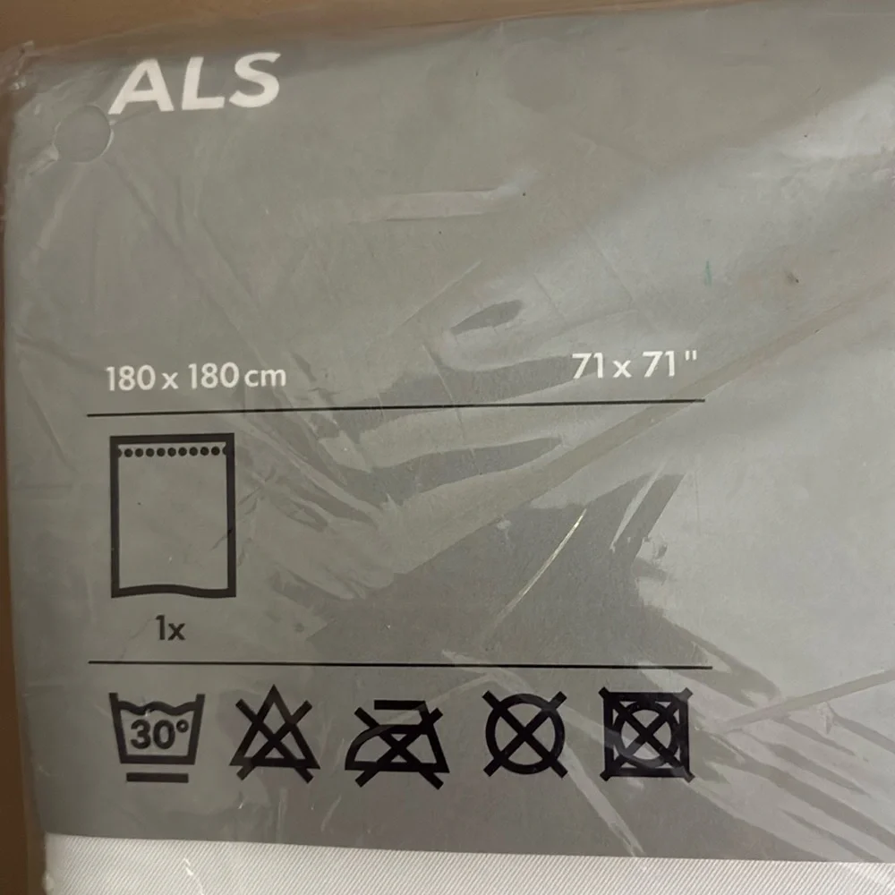 NWOT IKEA Soft White Bedding Set